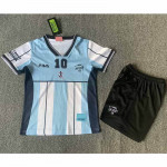 Camiseta Argentina 1ª Equipación Maradona 10 Retro 2001 Niño Kit