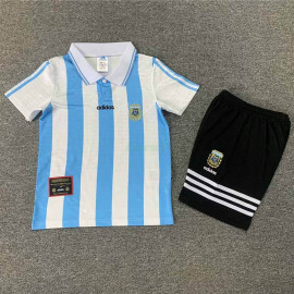 Camiseta Argentina 1ª Equipación Retro 1994 Niño Kit