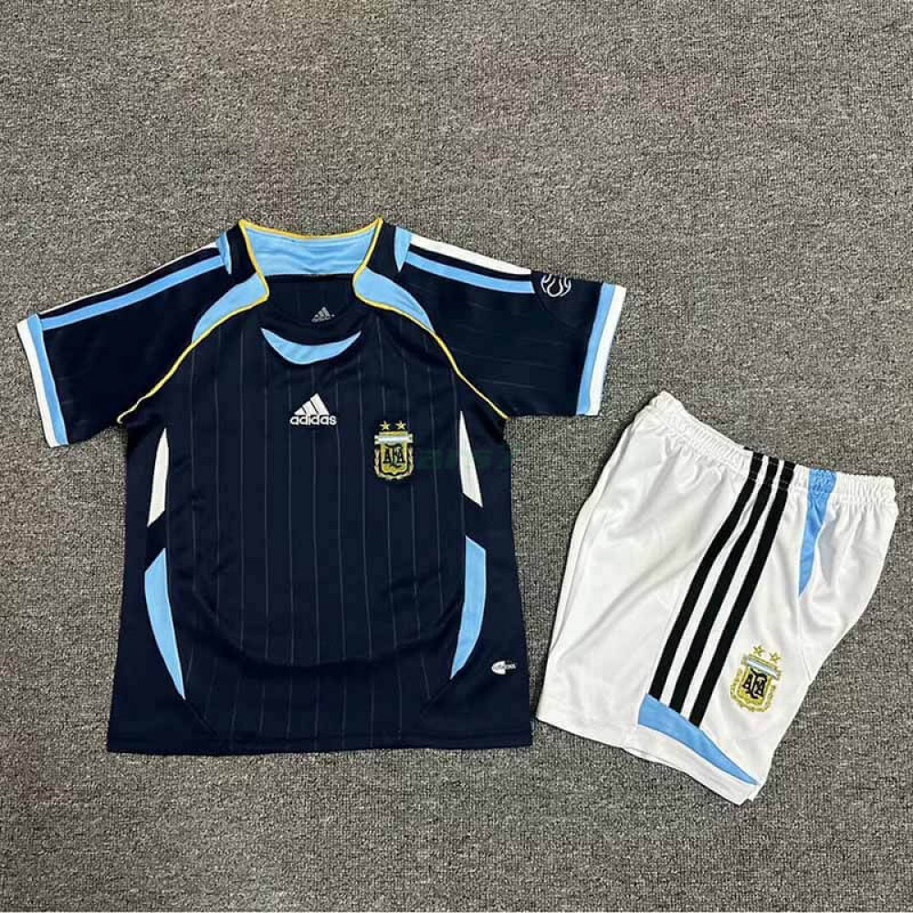 Camiseta Argentina 2ª Equipación Retro 2006 Niño Kit