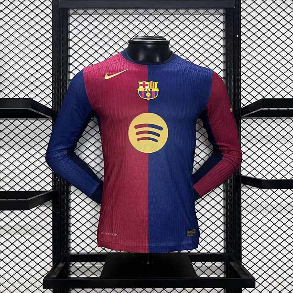 Camiseta Barcelona 1ª Equipación 2024/25 ML (EDICIÓN JUGADOR)