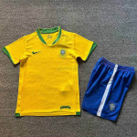 Camiseta Brasil 1ª Equipación Retro 2006 Niño Kit