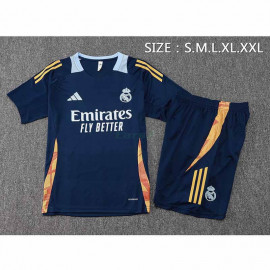 Camiseta de Entrenamiento Real Madrid 2024/2025 Kit Azul Marino/Amarillo