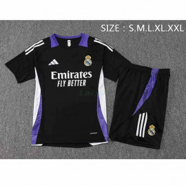 Camiseta de Entrenamiento Real Madrid 2024/2025 Kit Negro/Morado