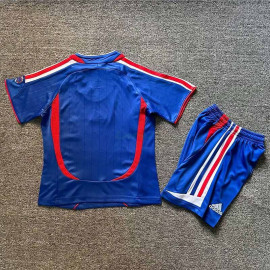 Camiseta Francia 1ª Equipación Retro 2006 Niño Kit