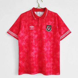 Camiseta Gales 1ª Equipación Retro 1990