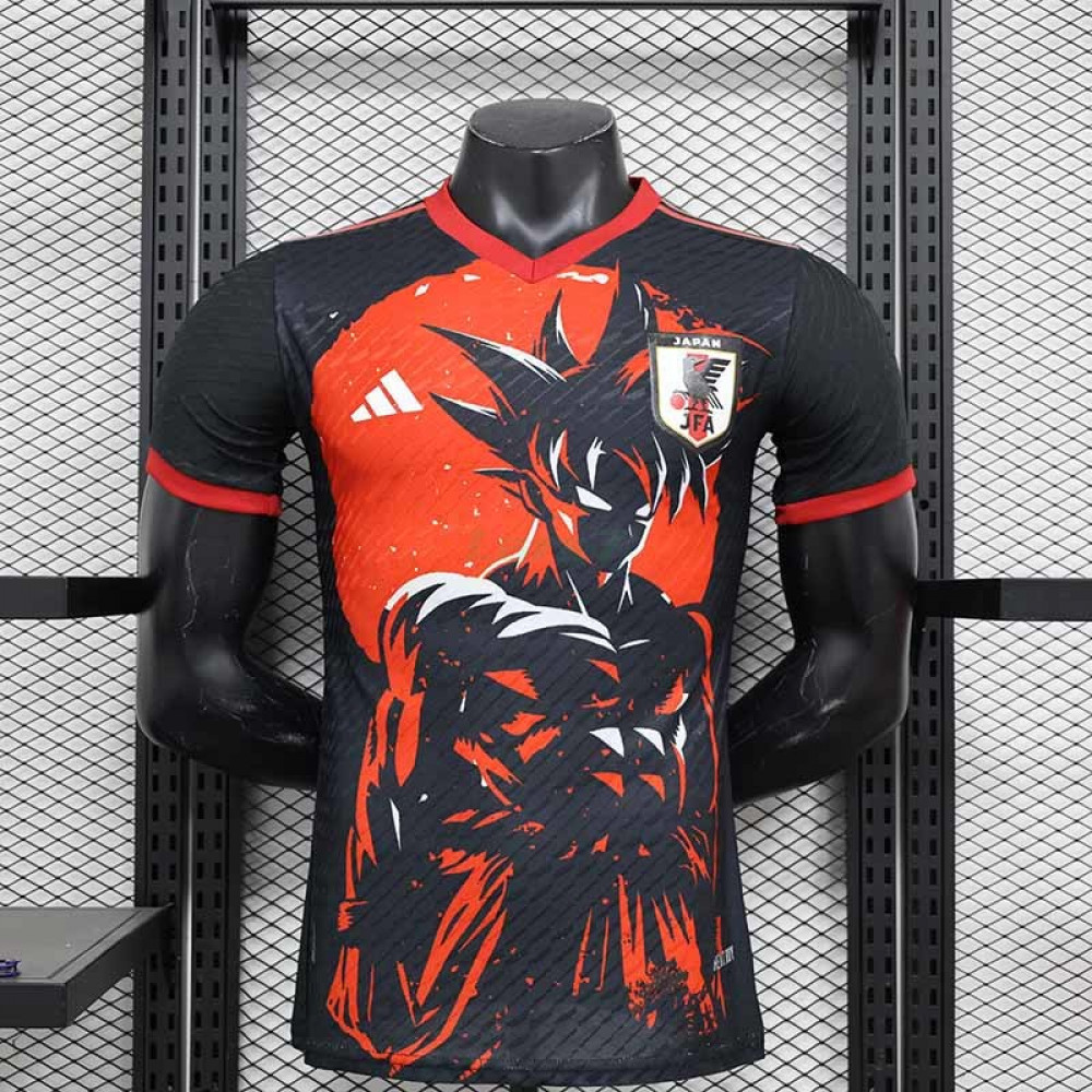 Camiseta Japón 2024 Dragon Ball Negro/Rojo (EDICIÓN JUGADOR)