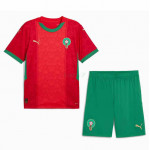 Camiseta Marruecos 1ª Equipación 2025 Niño Kit