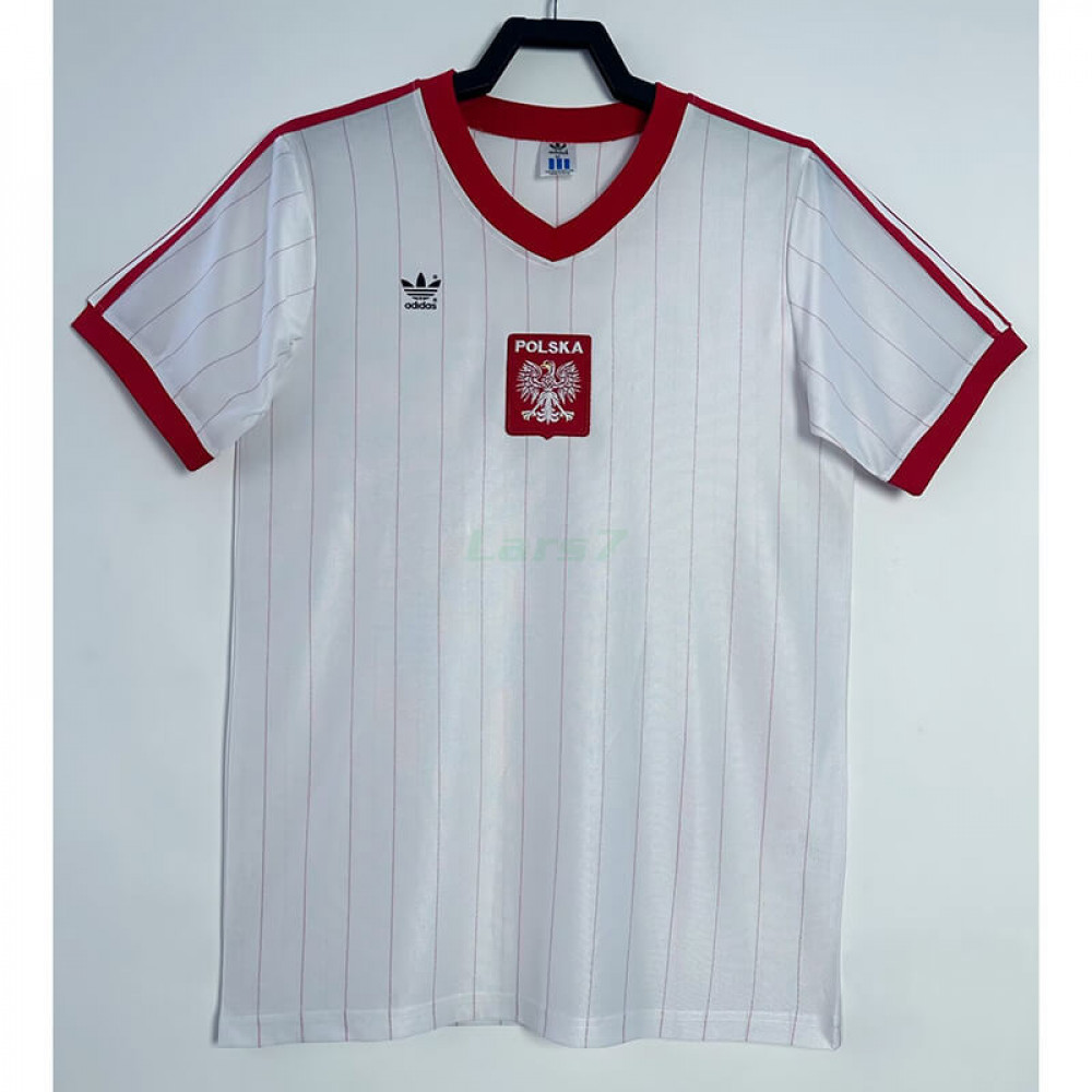 Camiseta Polonia 1ª Equipación Retro 1982