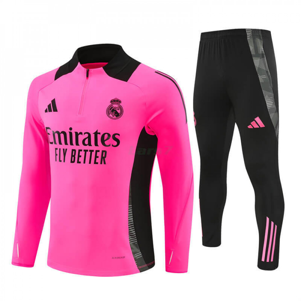 Sudadera De Entrenamiento Real Madrid 2024/2025 Kit Rosado