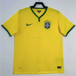 Camiseta Brasil 1ª Equipación Retro 2014