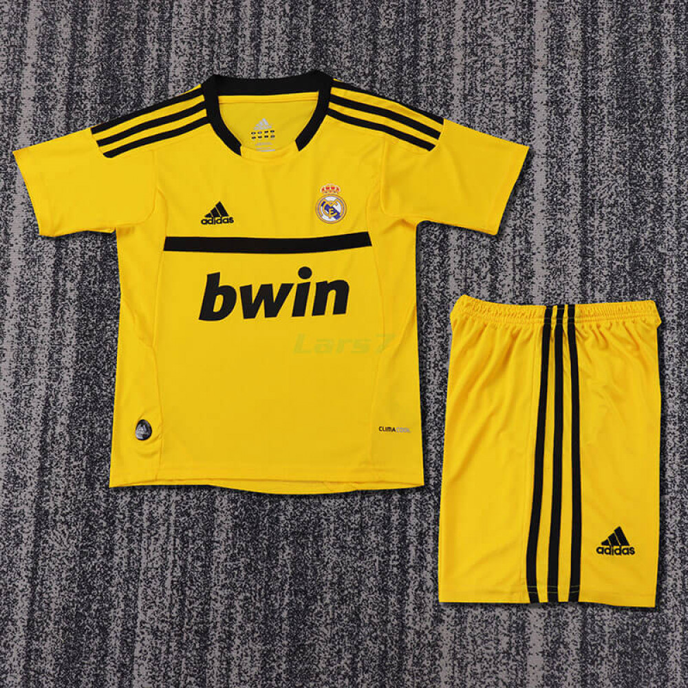 Camiseta de Portero Real Madrid Retro 2011/12 Amarillo Niño Kit