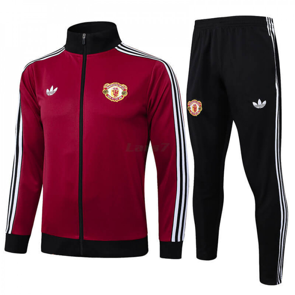 Chandal Manchester United 2024/2025 Rojo/Negro