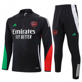 Sudadera De Entrenamiento Arsenal 2024/2025 Negro/Rojo/Verde