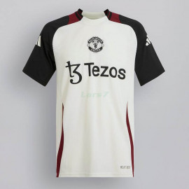 Camiseta Manchester United 2024/2025 Pre-Match Blanco/Negro