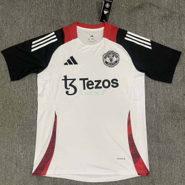 Camiseta Manchester United 2024/2025 Pre-Match Blanco/Negro