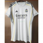 Camiseta Real Madrid 2025/2026 Blanco/Gris Mujer