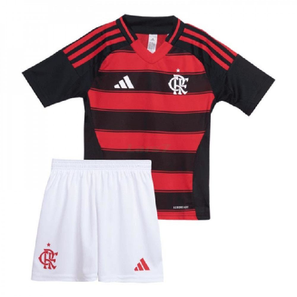 Camiseta Flamengo 1ª Equipación 2025/2026 Niño Kit Rojo/Negro