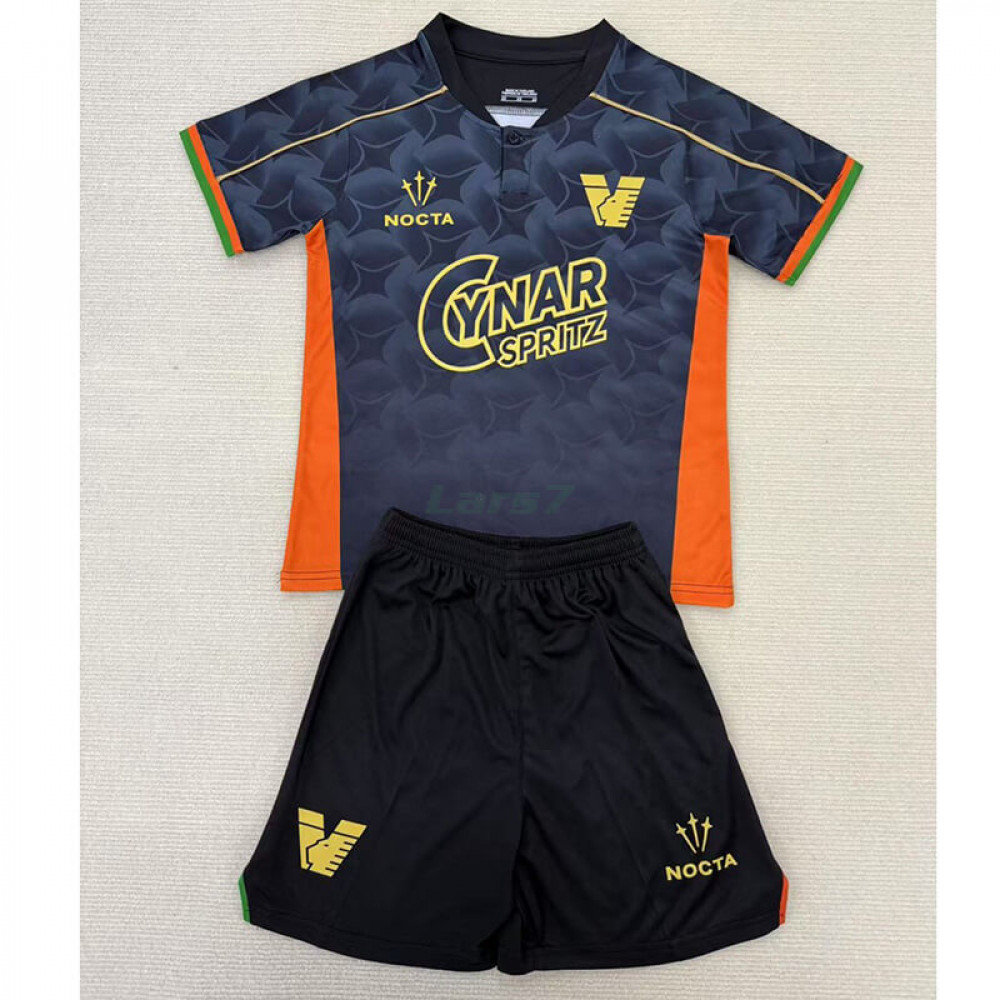 Camiseta Venezia FC 1ª Equipación 2024/2025 Niño Kit Negro