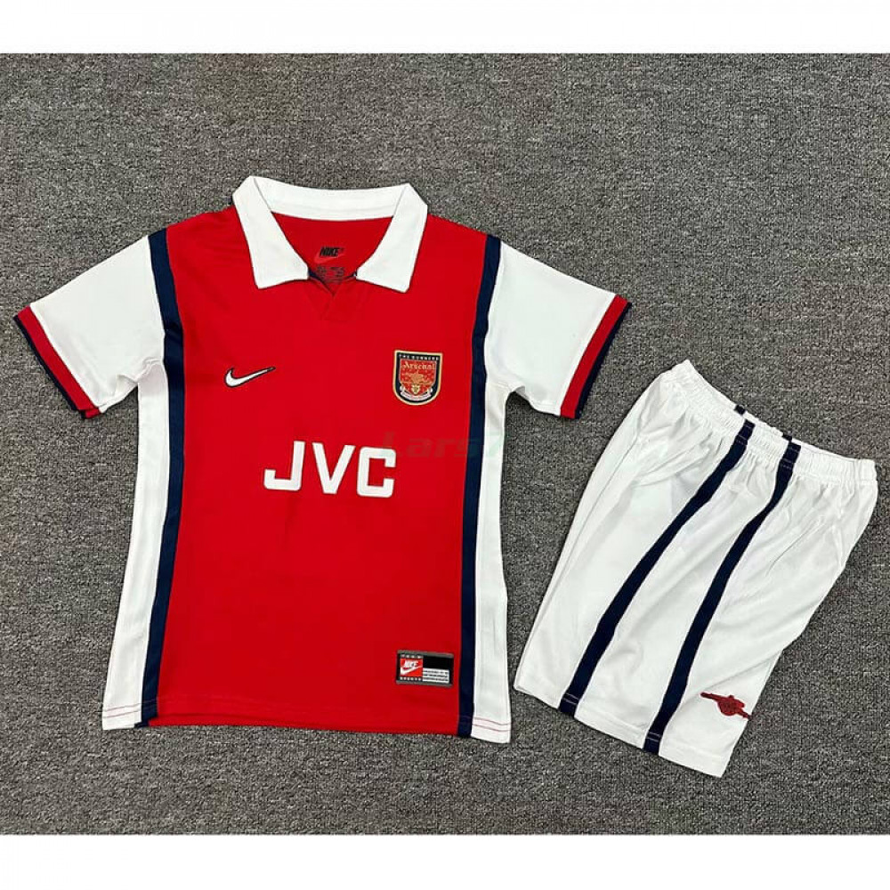 Camiseta Arsenal 1ª Equipación Retro 1998/99 Niño Kit