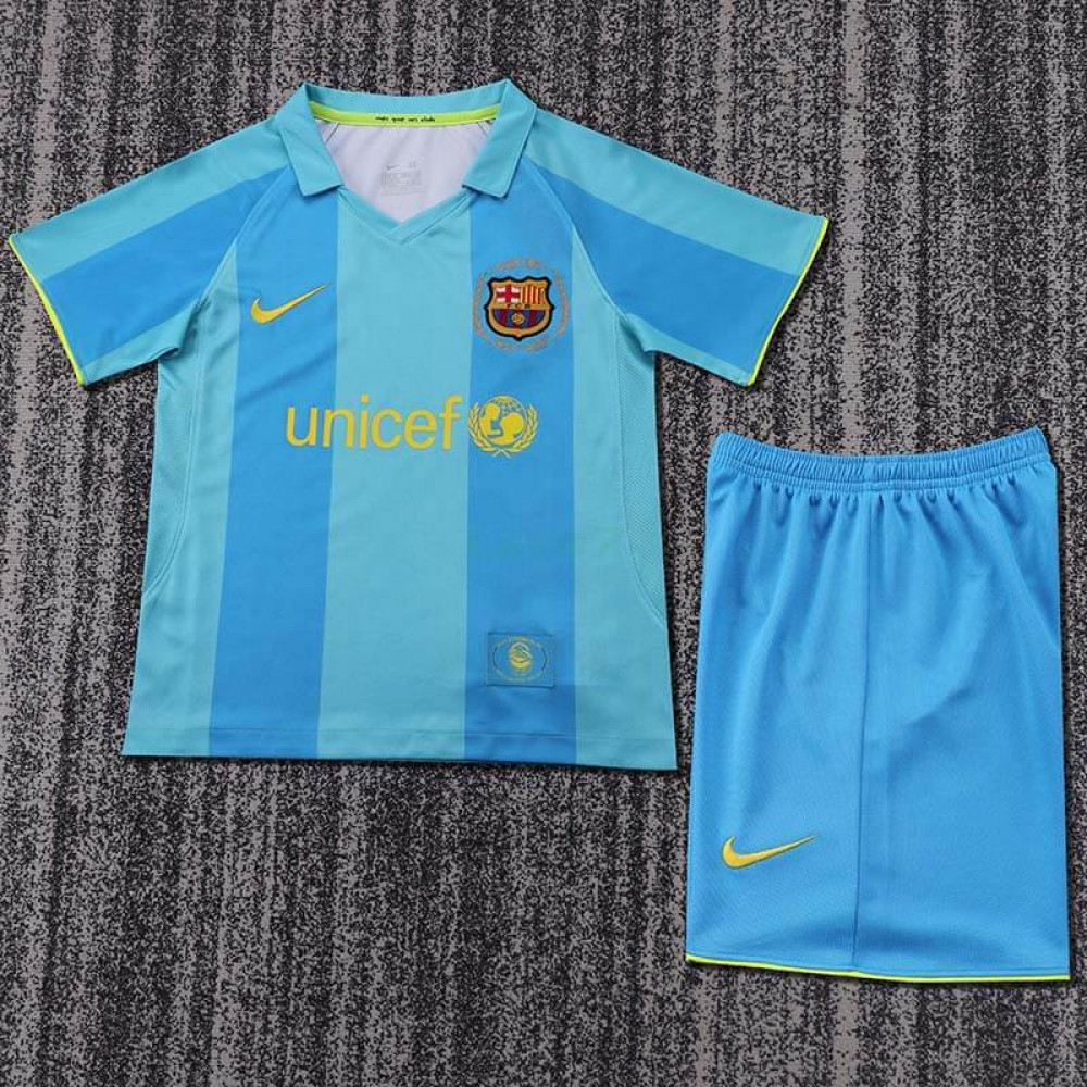 Camiseta Barcelona 2ª Equipación Retro 07/08 Niño Kit