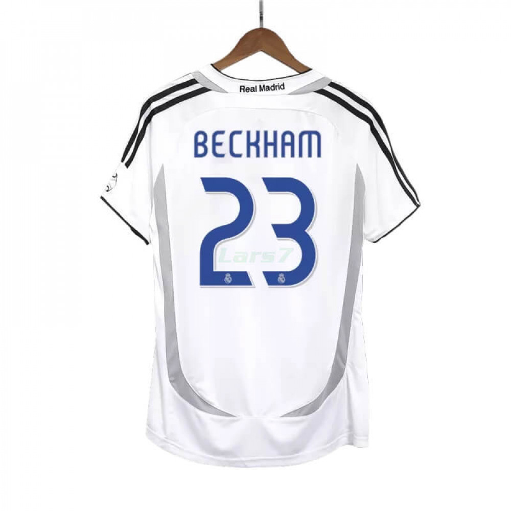 Camiseta BECKHAM 23 Real Madrid 1ª Equipación Retro 2006/07