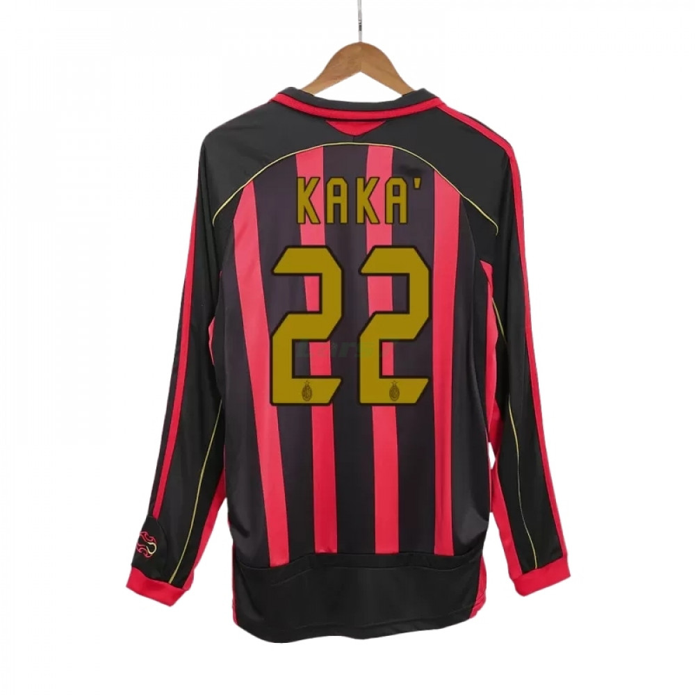 Camiseta KAKA＇22 AC Milan 1ª Equipación Retro 2006/07 ML