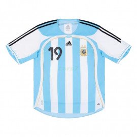 Camiseta MESSI 19 Argentina 1ª Equipación Retro 2006