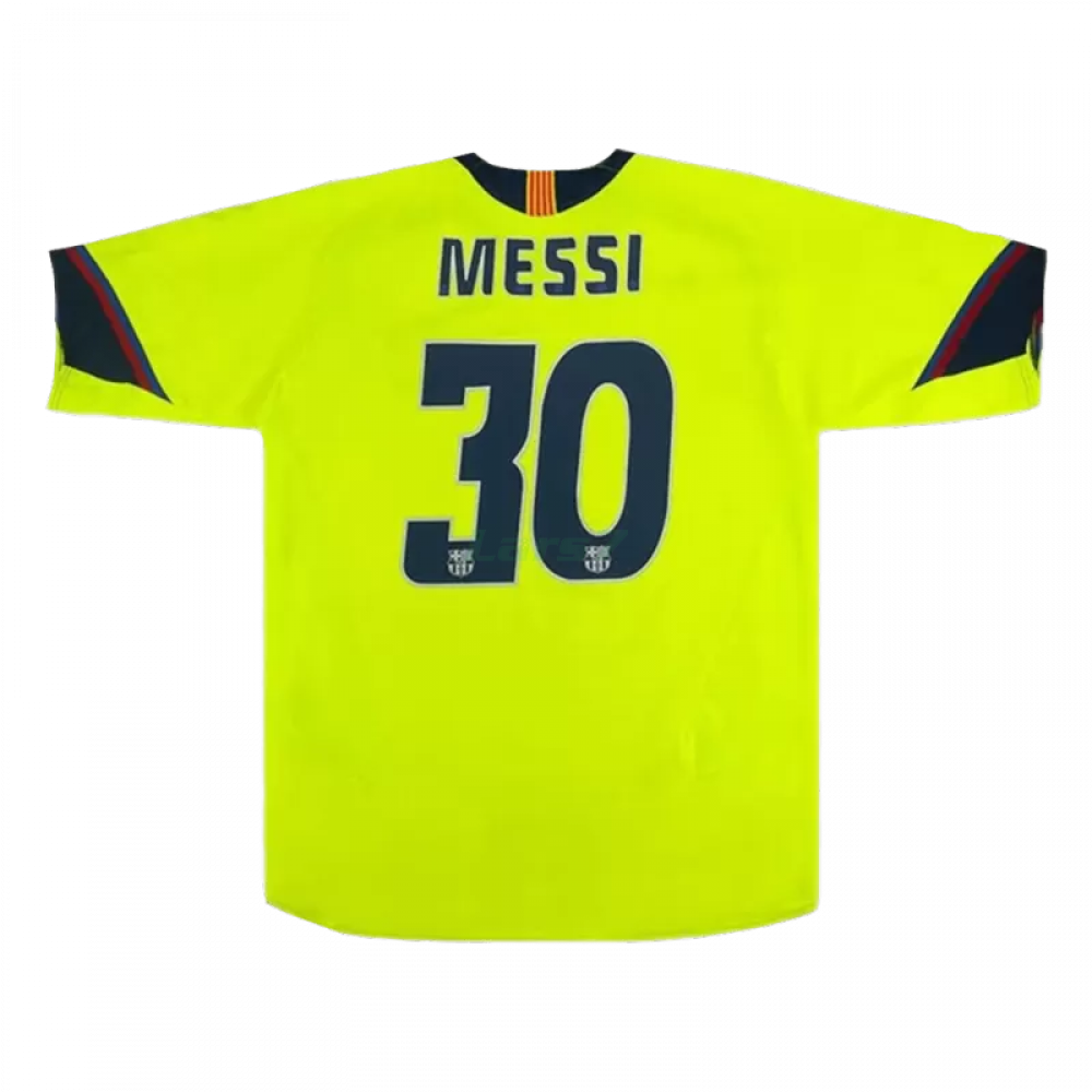 Camiseta MESSI 30 Barcelona 2ª Equipación Retro 2005/06