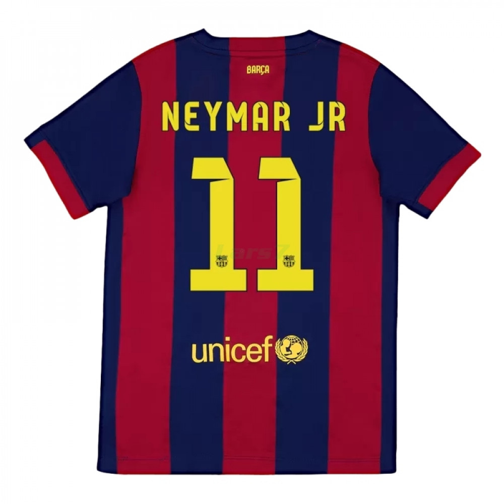 Camiseta NEYMAR JR 11 Barcelona 1ª Equipación Retro 2014/15