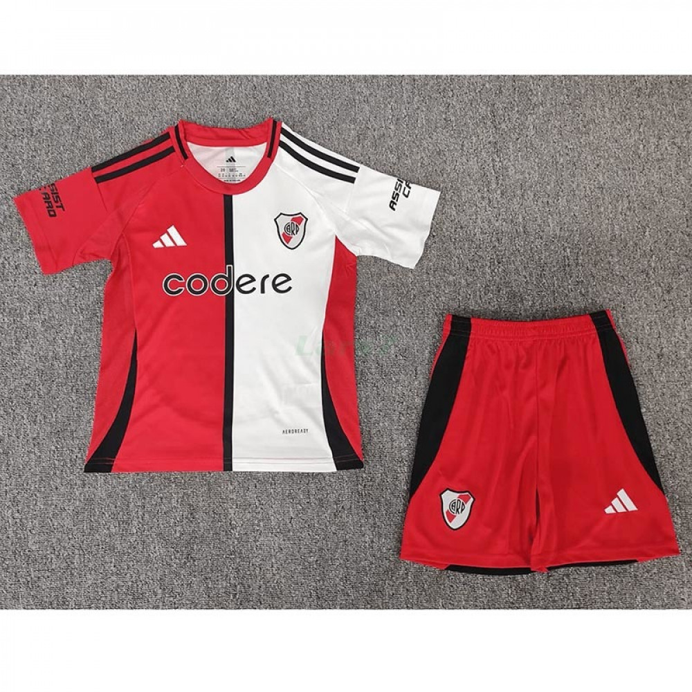 Camiseta River Plate 3ª Equipación 2025/2026 Niño Kit Rojo/Blanco