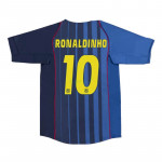 Camiseta RONALDINHO 10 Barcelona 2ª Equipación Retro 2004/05