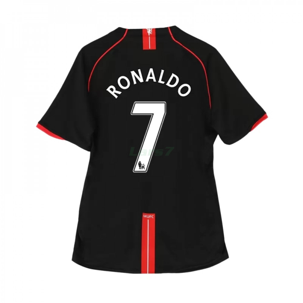 Camiseta RONALDO 7 Manchester United 2ª Equipación Retro 2007/08