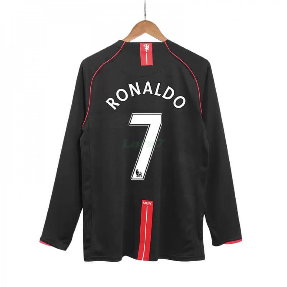 Camiseta RONALDO 7 Manchester United 2ª Equipación Retro 2007/08 ML