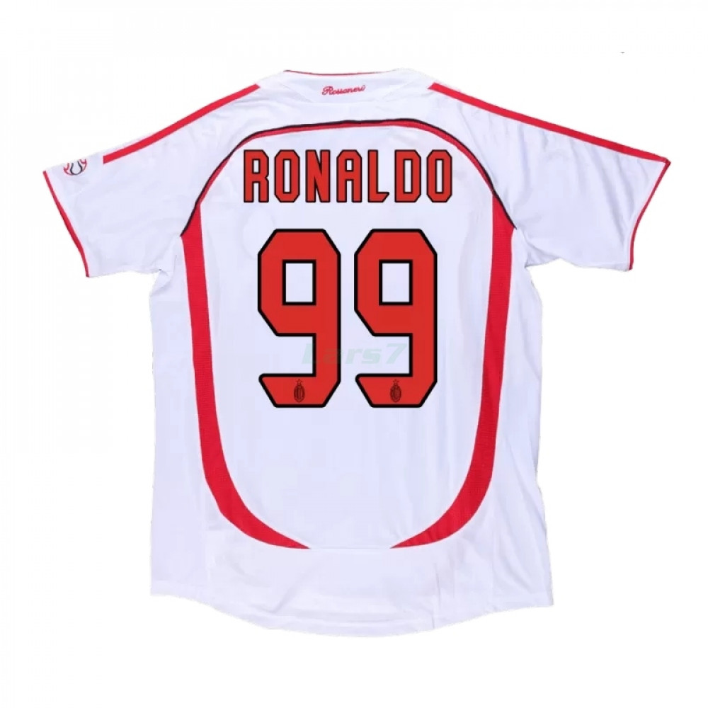 Camiseta RONALDO 99 AC Milan 2ª Equipación Retro 2006/07