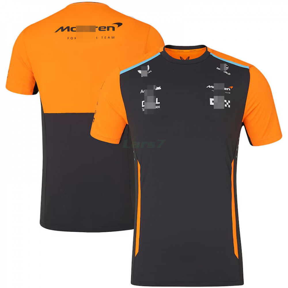 Camiseta McLaren F1 2024 Negro/Naranja