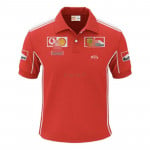 Polo Scuderia Ferrari F1 Retro Rojo