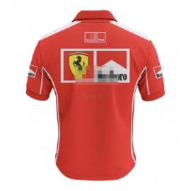 Polo Scuderia Ferrari F1 Retro Rojo