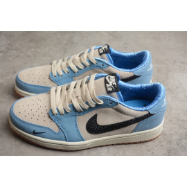 Air Jordan 1 Corte Bajo "UNC" Azul