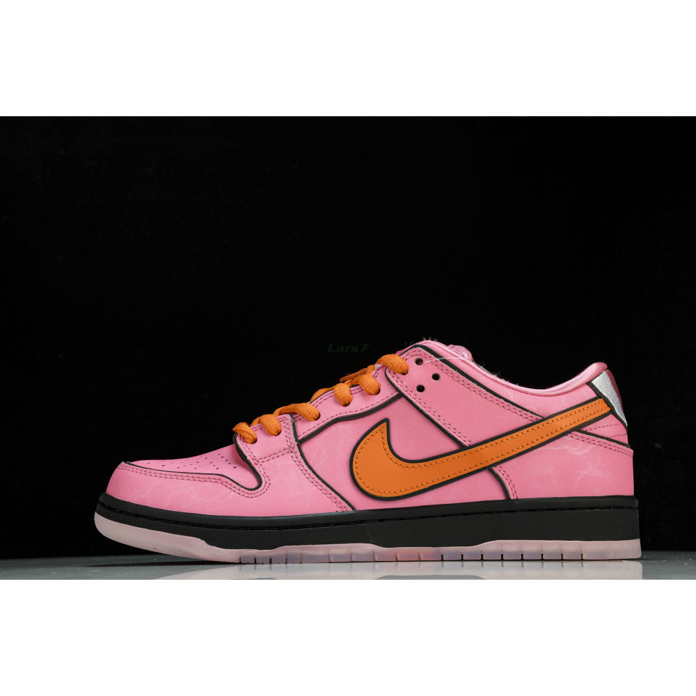 The Powerpuff Girls x NIKE Dunk SB Corte Bajo Rosa