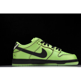 The Powerpuff Girls x NIKE Dunk SB Corte Bajo Verde