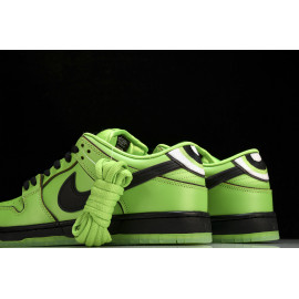 The Powerpuff Girls x NIKE Dunk SB Corte Bajo Verde