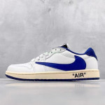 Air Jordan 1 Retro Low OG Blanco&Azul