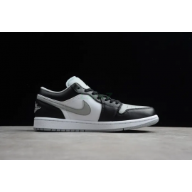 Air Jordan 1 Corte Bajo Black Light Smoke Grey