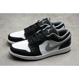 Air Jordan 1 Corte Bajo Black Particle Grey