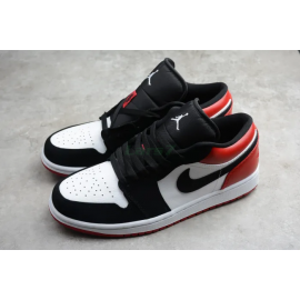 Air Jordan 1 Corte Bajo 'Black Toe'