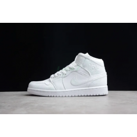 Air Jordan 1 Corte Medio Triple Blanco