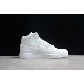 Air Jordan 1 Corte Medio Triple Blanco