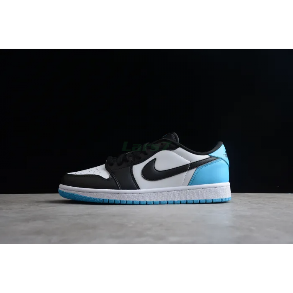 Air Jordan 1 Corte Bajo OG UNC White Dark Powder Blue Black