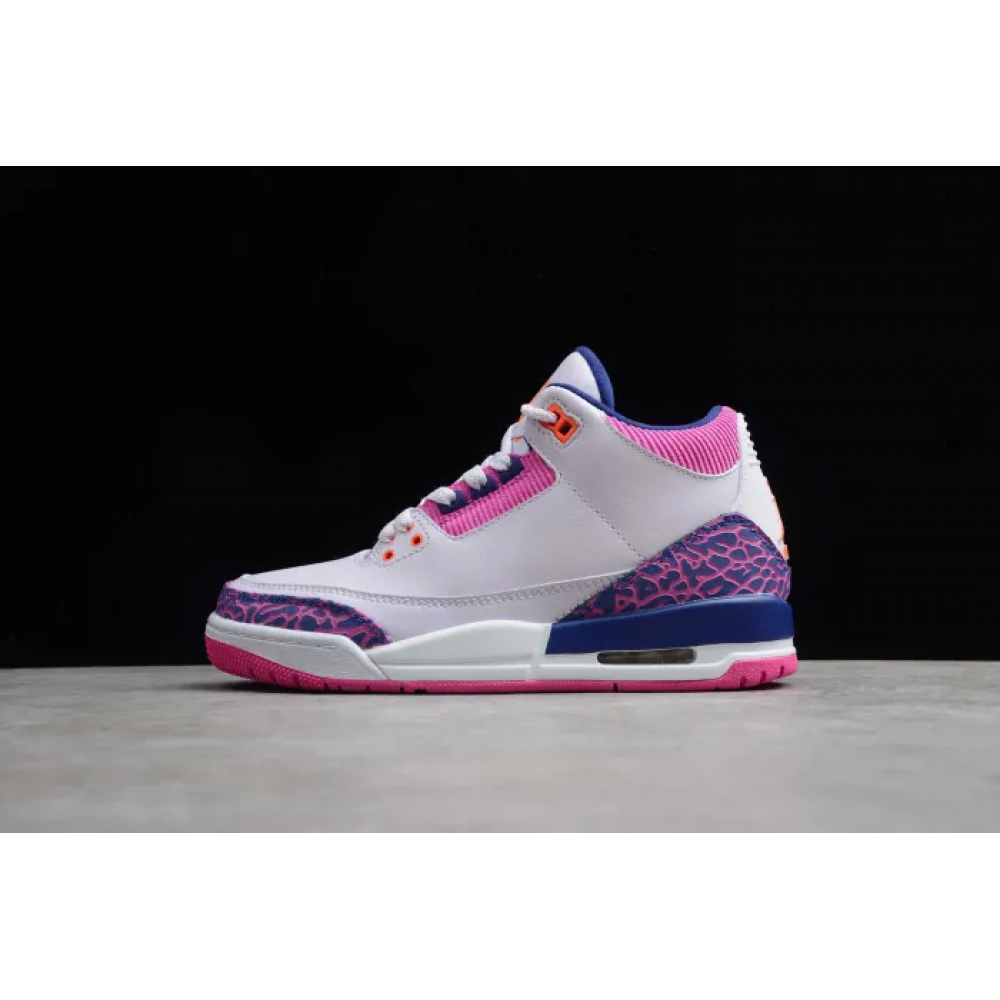 Air Jordan 3 WMNS Barely Grape Hyper Crimson