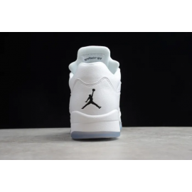 Air Jordan 5 Retro Corte Bajo Blanco